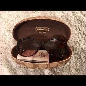 Beautiful Coach Sunglasses New w/case & tag